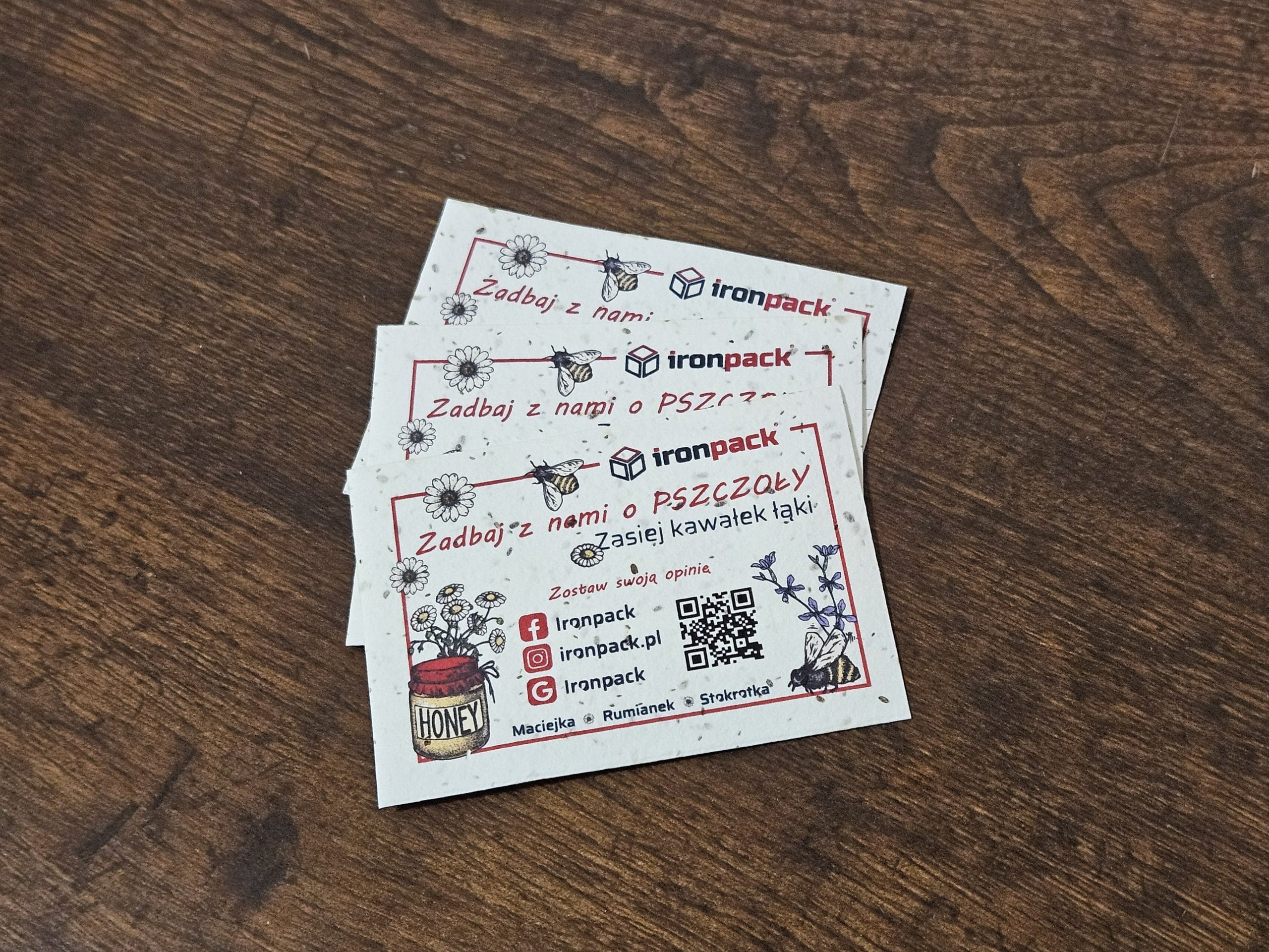 papier rosnący kwitnący seedpaper